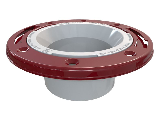 PVC-DWV Hub Closet Floor Flange, 3 In