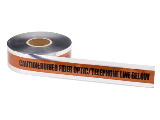 Underground Detectable Orange Tape, 3 In x 1000 Ft