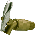 Zinc Barrel Faucet, 3/4 In