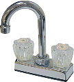 Two Acrylic Handle Bar Faucet