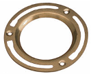 Brass Closet Floor Flange , 4 In