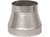 Galvanized Stove Pipe Reducer, 6 In x 4 In