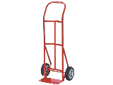 Flow Back Handle Hand Truck With 10 In Solid Wheels, Dolly