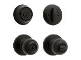 Polo Entry/Deadbolt Lock Set, Matte Black