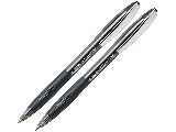 BIC Atlantis Ballpoint Pen Black 2 Pack