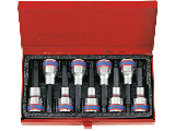 Torx Head Bit Socket Set 1/2 In Drive, 9 Piece