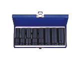 Deep Impact Metric Socket Set 1/2" Drive, 8 Piece