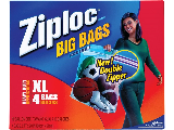 Ziploc Heavy Duty 4XL Storage Bags, 10 Gallon