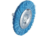 Fine Radial Mounted Nylon Abrasive Brush, 3 In