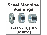 Machine Bushing 1/4 ID x 5/8 OD (Widths)