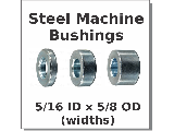 Machine Bushing 5/16 ID x 5/8 OD (Widths)