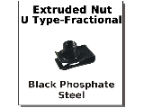 Standard Regular Extruded Nuts U Type (Sizes)