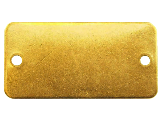 Blank Rectangular Brass Tag (Sizes)