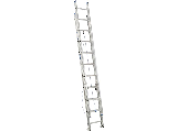 Aluminum D-Rung Extension Ladder Type I, 20 Ft