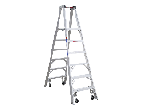 Aluminum Platform Ladder with Casters Type IA, 6 Ft