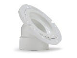 Oatey 43816 PVC Closet Flange 45 Degree Swivel 3 in & 4 in