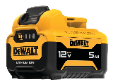 DeWalt 12V Lithium Ion Battery, 5Ah