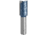 Carbide Tipped Double Flute Straight Router Bit, 3/4 In x 1-1/4 In