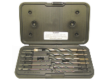 Hex Shank Drill Set  QR12, 12Pc