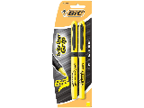 Bic Brite Liner Grip Chisel Tip Yellow Highlighter, 2 Pack