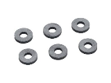 Ceramic Magnet Ring, 6 Pack