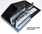 Premium Metric Drill Bit Set 19 Piece