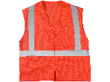 Hi-Vis Mesh Reflective Stripe Vest Class 2, Orange 2X/3X