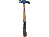 Milled-Face Framing Hammer Hickory Handle, 24 Oz