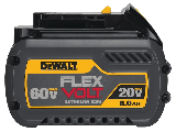 DeWalt Flexvolt 20V/60V MAX Li-Ion Tool Battery, 6.0Ah