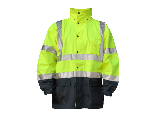 High Visibility Waterproof Parka  (Sizes)