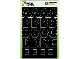 Letter & Number Set 2" Die Cut Black #30034