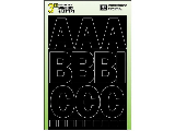 Letter & Number Set 3" Die Cut Black #30035