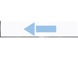 Commercial Grade Roadway Safety Stencil: Arrow Straight