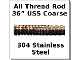 All Thread Rod 304 Stainless Steel