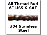 Threaded Rod Stainless Steel (Sizes)