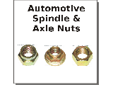 Metric Spindle & Axle Nuts