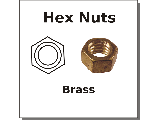 Hex Nuts Brass