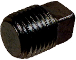 Schedule 40 Black Square Head Plug