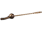 Metal Flush Lever, Antique Brass