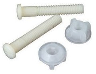 Poly Toilet Seat Hinge Bolts, 3/8 In