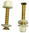 Brass Plated Toilet Seat Hinge Bolts