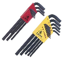 SAE And Metric Hex Key Set, 22 Piece