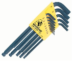 Long Arm SAE Ball Hex Key Set, 13 Piece