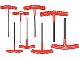 6 In T Handle Metric Hex Key Set, 8 Piece