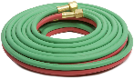 R-Grade Oxy-Acetylene Hose Set, 1/4 In X 25 Ft