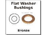 Flat Washer Bushings Bronze