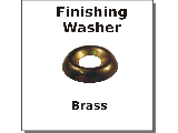 Finishing Washers Brass