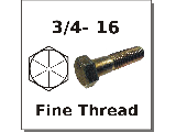 3/4-16 Hex Bolts Grade 8