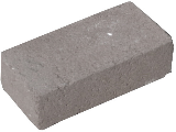 2" x 4" x 7-1/2" Gray Utility Brick