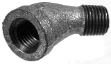 45 Degree Galvanized Street Elbow 150 Lb